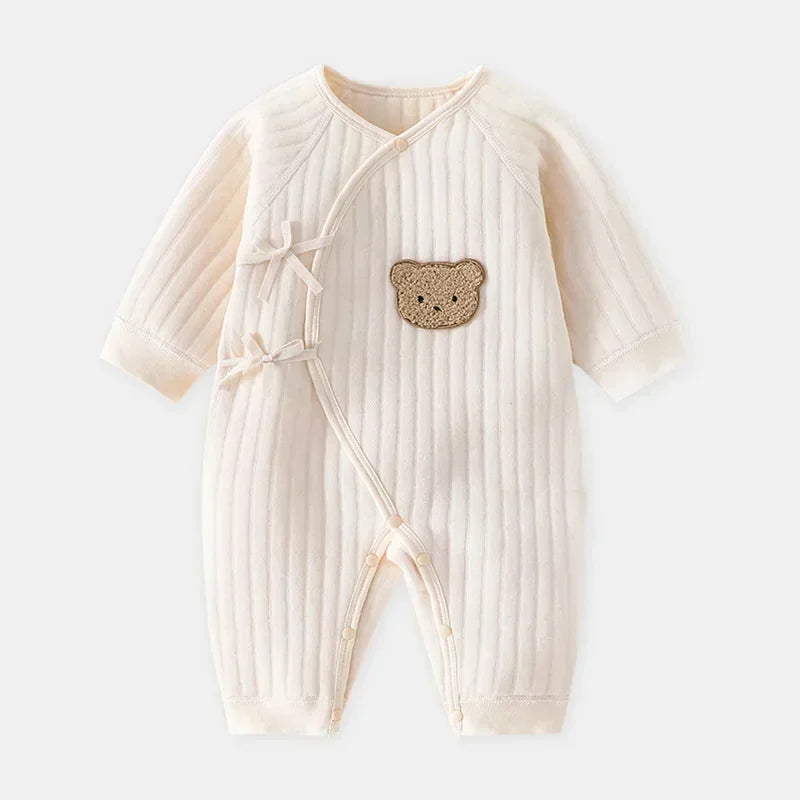 Baby Clothes Spring Autumn Newborn Girls Boys Clothes Knitting Overalls for Baby Soft 100 Cotton Long Sleeve Jumpsuit Bodysuit
