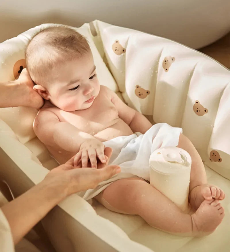 Children's Inflatable Bathtub Home Bath Basin Baby Inflatable Bathtub Indoor Children's Swimming Pool