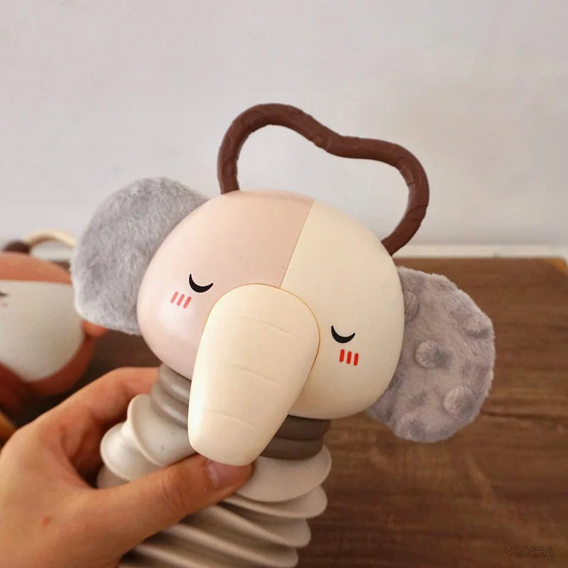 2-in-1 Electronic Accordion Baby Crib Pendant Bed Bell Stroller Toddler Rattles Sensory For Newborn Toys 0 12 24 36 Months