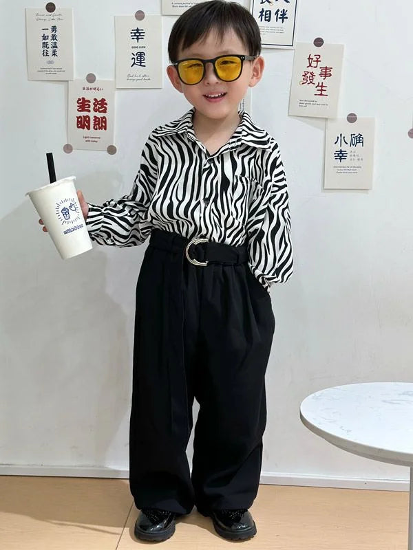 Boys Baby's Kids Blouse Coat Jacket Outwear Cotton 2024 Lapel Spring Autumn Shirts Outwear Sunscreen Beach Children's Clothing
