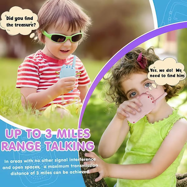 Rechargeable Video Walkie Talkies for Kids
