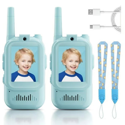Rechargeable Video Walkie Talkies for Kids