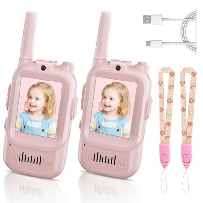 Rechargeable Video Walkie Talkies for Kids