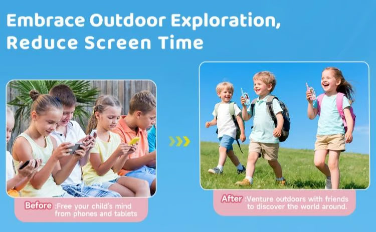 Rechargeable Video Walkie Talkies for Kids