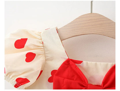 Toddler Girls' baby clothes spring autumn floral dresses costume for 1 2 year old girls baby clothing straight long sleeve dress