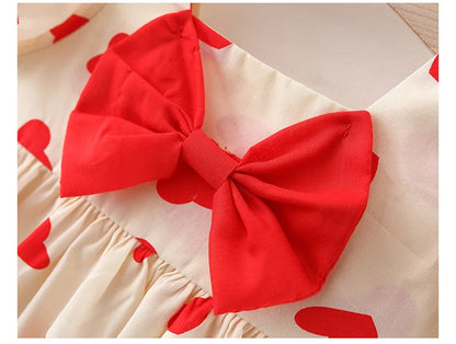 Toddler Girls' baby clothes spring autumn floral dresses costume for 1 2 year old girls baby clothing straight long sleeve dress