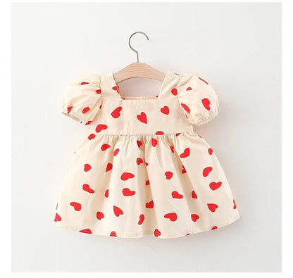 Toddler Girls' baby clothes spring autumn floral dresses costume for 1 2 year old girls baby clothing straight long sleeve dress