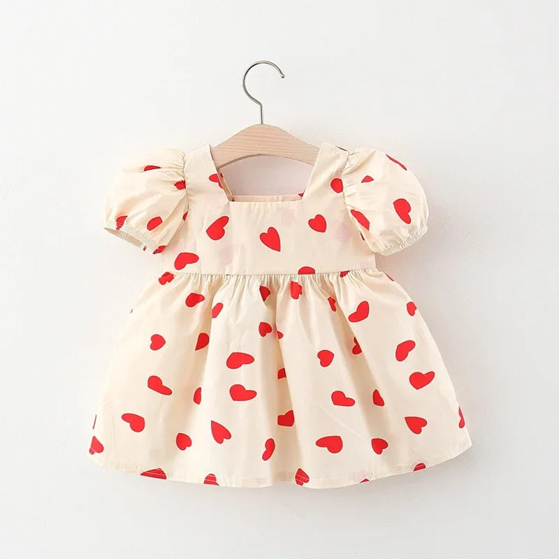 Toddler Girls' baby clothes spring autumn floral dresses costume for 1 2 year old girls baby clothing straight long sleeve dress