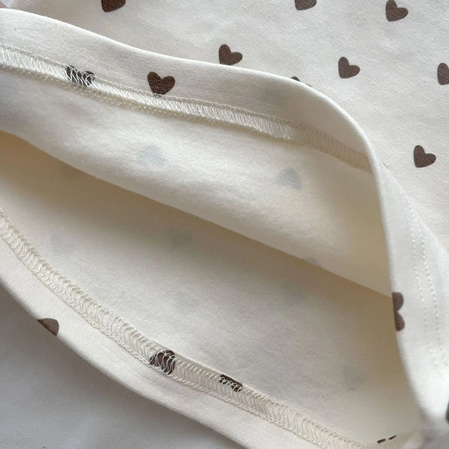 Spring/Autumn Baby Clothing Set 0-3 Year Old Girl Love Pattern Long Sleeve Long Pants 2-piece Set Pure Cotton Baby Outing Set