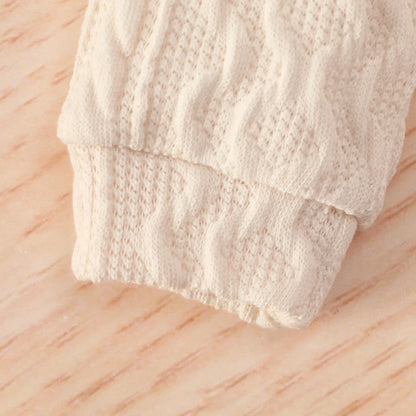 Toddler Boys Romper Tops Pants Suit Long Sleeve Round Neck Trousers Twists Solid Color Outfit Casual Baby Home Clothes Set