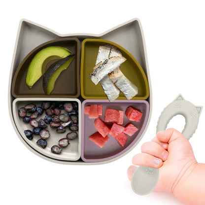 New Baby Soft Silicone Spoon Cartoon Animal Spoon Children Food Baby Feeding Tools Baby Spoon Gadgets Tableware