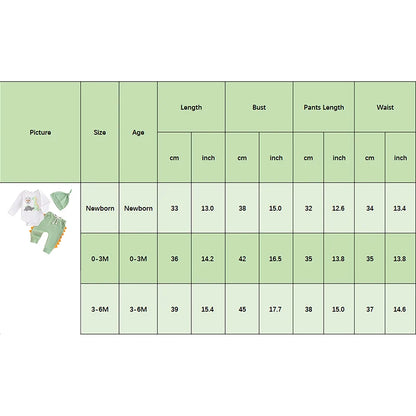 Baby Boy Dinosaur Clothes Hi Im New Here Newborn Outfit Long Sleeve Romper Top Pants Set 3Piece Outfits