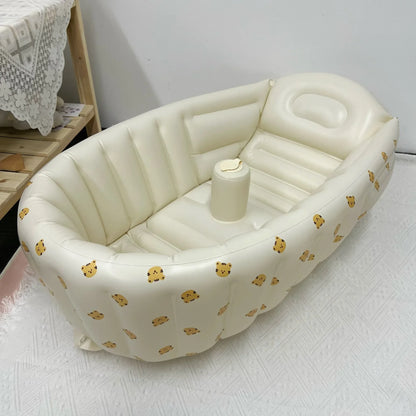 Children's Inflatable Bathtub  Home Bath Basin Baby Inflatable Bathtub Indoor Children's Swimming Pool