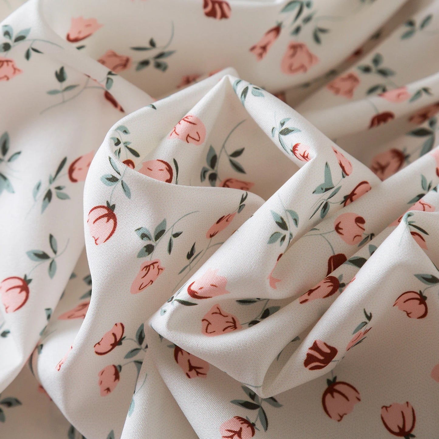 Kids Casual Dress for Girls Clothes 2024 New Summer Children Fashion White Floral Print Puff Sleeve Princess Dress 2-6 Years