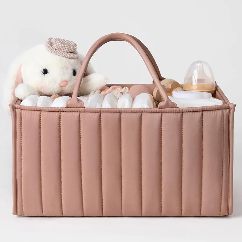 Baby Multifunctional Diaper Organizer Bag Folding Portable Stackers & Caddies High Capacity Storage for Baby Things mommy bags
