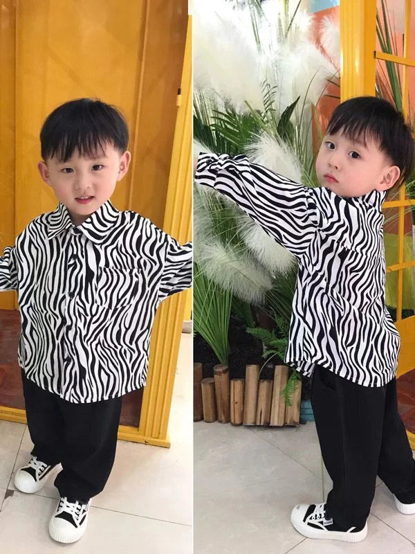 Boys Baby's Kids Blouse Coat Jacket Outwear Cotton 2024 Lapel Spring Autumn Shirts Outwear Sunscreen Beach Children's Clothing