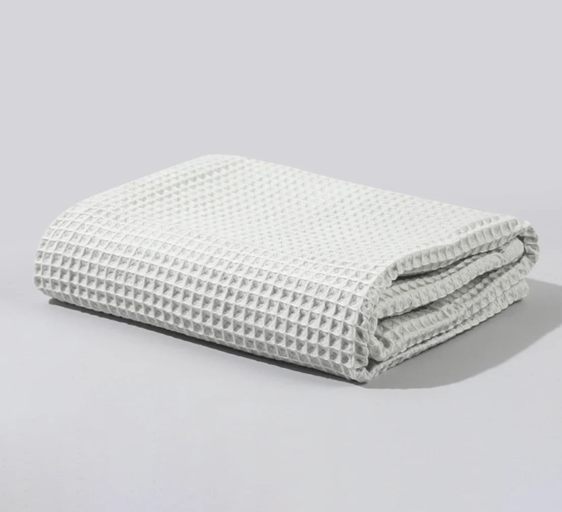 Baby Blanket for Girls Boys Newborn Swaddle Wrap Waffle Cotton Soft Baby Receiving Blanket Toddler Crib Blanket Essentials Stuff