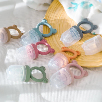 Baby Pacifier Fruit Feeder Cover Silicone Bebe Nipple Fresh Fruit Food Vegetable Feeding Soother Baby Accessories Newborn