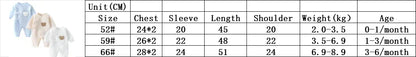 Baby Clothes Spring Autumn Newborn Girls Boys Clothes Knitting Overalls for Baby Soft 100 Cotton Long Sleeve Jumpsuit Bodysuit