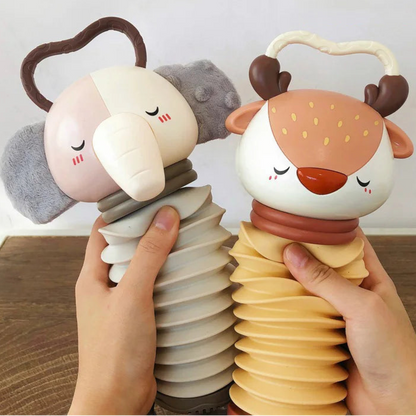 2-in-1 Electronic Accordion Baby Crib Pendant Bed Bell Stroller Toddler Rattles Sensory For Newborn Toys 0 12 24 36 Months