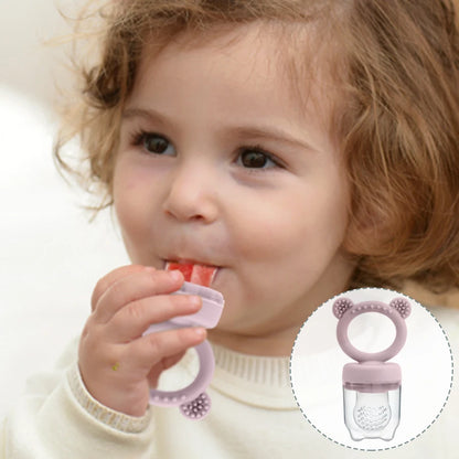Baby Pacifier Fruit Feeder Cover Silicone Bebe Nipple Fresh Fruit Food Vegetable Feeding Soother Baby Accessories Newborn
