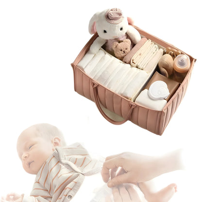 Baby Multifunctional Diaper Organizer Bag Folding Portable Stackers & Caddies High Capacity Storage for Baby Things mommy bags