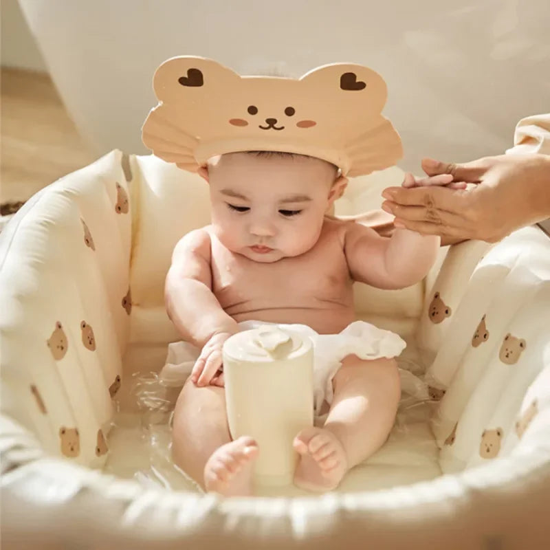 Children's Inflatable Bathtub  Home Bath Basin Baby Inflatable Bathtub Indoor Children's Swimming Pool