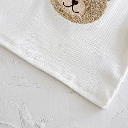 Baby Clothes Cute Children Tracksuit Summer Clothing Cartoon Bear Fashion Baby  T-shirt + Shorts Suit 2Pcs/Set  ﻿