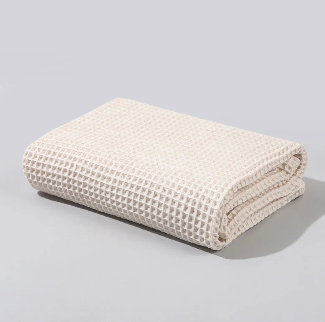 Baby Blanket for Girls Boys Newborn Swaddle Wrap Waffle Cotton Soft Baby Receiving Blanket Toddler Crib Blanket Essentials Stuff