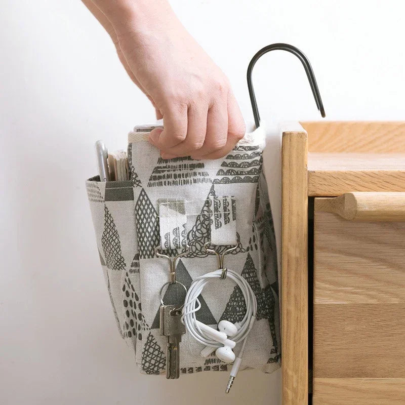 Baby Crib Organizer Diaper Bag Portable Baby Care Essentials Hanging Organizers Crib Storage Cradle Baby Bed Accessories