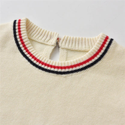 Baby Clothes Infant Boy Knitted Clothing Sets Kids Spanish Boutique Costume Set Summer Toddler Shirt Shorts 2PCS Suit Boys Party