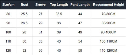 1-6T Toddler Kid Baby Boy Girl Clothes Set Cotton Infant Homewear Casual Top Pant Suit Childrens 2pcs Pajamas Set Outfit