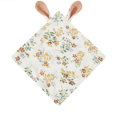 Baby Saliva Towels Cartoon Print Muslin Hand Face Wipes Newborn Bib Kids Handkerchief Toddler Soft Washcloth Burp Cloth