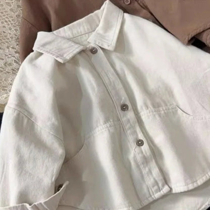 Boys Baby's Kids Blouse Coat Jacket Outwear Cotton 2024 Lapel Spring Autumn Shirts Outwear Sunscreen Beach Children's Clothing