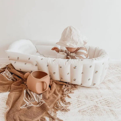 Children's Inflatable Bathtub  Home Bath Basin Baby Inflatable Bathtub Indoor Children's Swimming Pool