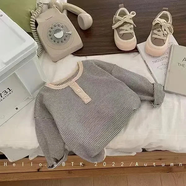 Kids Boy Sweatshirt for Toddler Girls Top Clothes Spring Warm Long Sleeve T-Shirt Children Clothes Autumn 1-6Y Boys Clothes