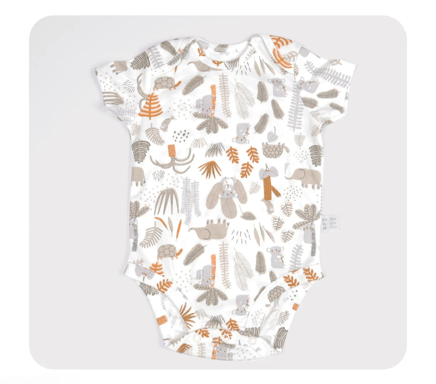 Children's Clothing Four Seasons New Baby Short-sleeved Triangle Pajamas Crawling Clothes Baby Onesie