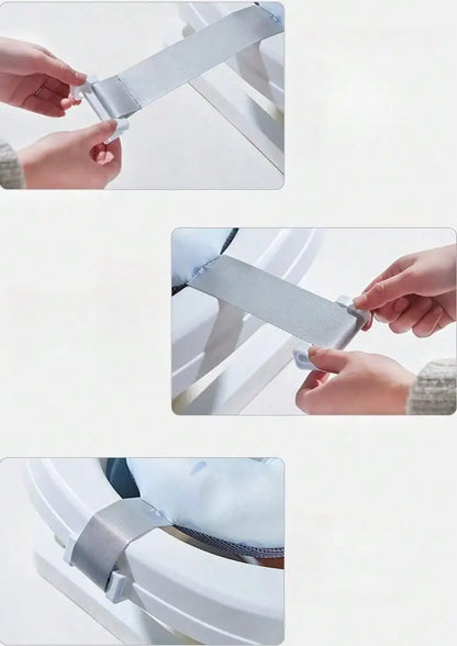 Newborn baby bath net bath tub bath frame baby bath suspension mat bath bed non-slip bath net pocket can sit and lie down