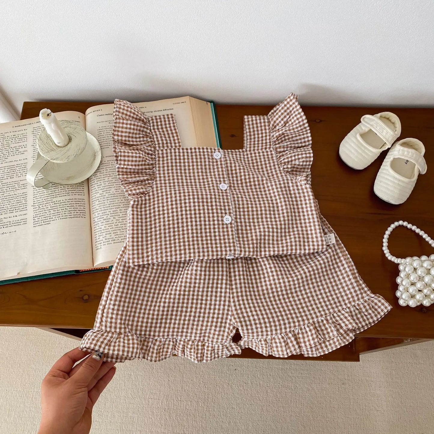 Toddler Girl Clothes Summer Baby Clothing Set Casual Flying Sleeve Tank Top+Shorts Set For Children Casual Daily Outside Outfits