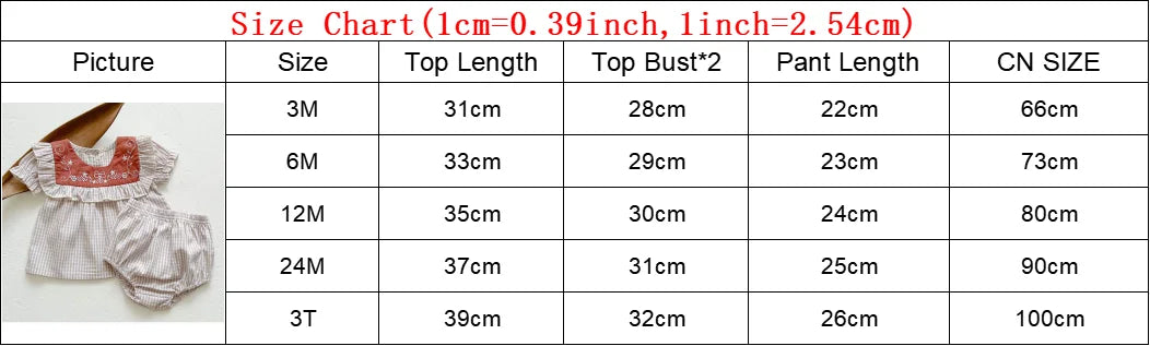Toddler Baby Girl Suit Clothes Toddler Short Sleeves Shirt+PP Bread Shorts 2PCS Baby Girl Plaid Suit Baby Girl Summer Clothes