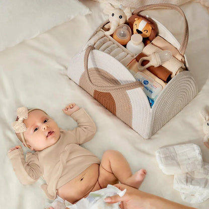 Baby Multifunctional Diaper Organizer Bag Folding Portable Stackers & Caddies High Capacity Storage for Baby Things mommy bags