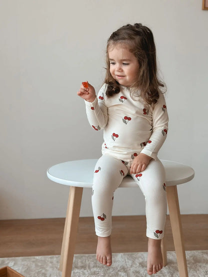 1-6T Toddler Kid Baby Boy Girl Clothes Set Cotton Infant Homewear Casual Top Pant Suit Childrens 2pcs Pajamas Set Outfit