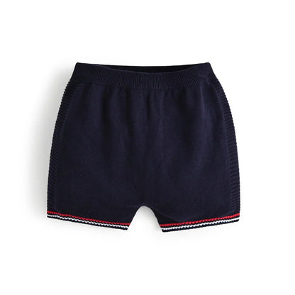 Baby Clothes Infant Boy Knitted Clothing Sets Kids Spanish Boutique Costume Set Summer Toddler Shirt Shorts 2PCS Suit Boys Party