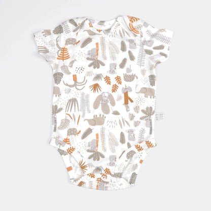 Children's Clothing Four Seasons New Baby Short-sleeved Triangle Pajamas Crawling Clothes Baby Onesie