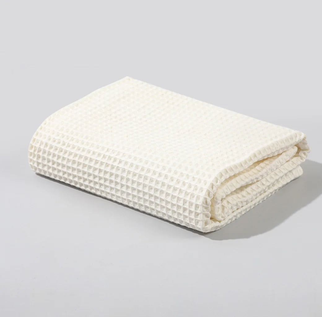 Baby Blanket for Girls Boys Newborn Swaddle Wrap Waffle Cotton Soft Baby Receiving Blanket Toddler Crib Blanket Essentials Stuff