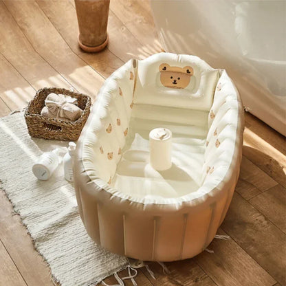 Children's Inflatable Bathtub  Home Bath Basin Baby Inflatable Bathtub Indoor Children's Swimming Pool