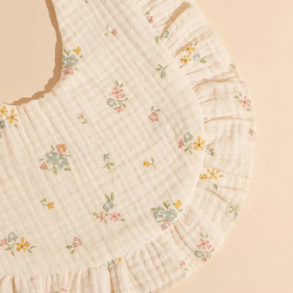 3pcs Baby Cute Ruffle Edge Saliva Towel Kids Feeding Anti Dirty Bibs Infant Burp Cloth Newborn Fashion Gift Set Accessories