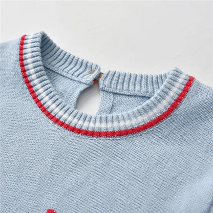 Baby Clothes Infant Boy Knitted Clothing Sets Kids Spanish Boutique Costume Set Summer Toddler Shirt Shorts 2PCS Suit Boys Party