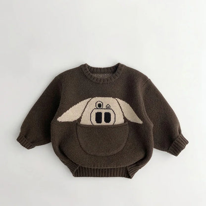 Kids Clothes Sweaters Cartoon Boys Knitwear Designer Children Pullover Outwear