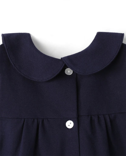 Baby Girl Dresses Summer Flying Sleeve Striped Cotton Thin Toddler Kids Costume  Infant Children Clothes Back Button Design